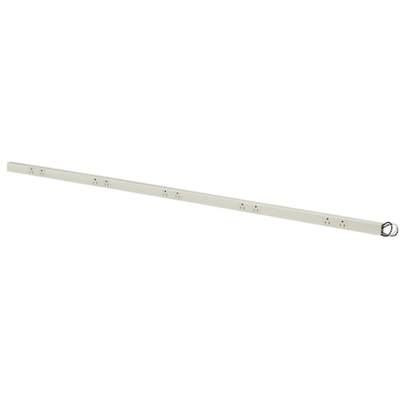 Hubbell Wiring Device-Kellems Non-Metallic Raceway, Non-Metallic PlugTrak Series, PLUGTRAK, 5', 15A 125V, 1-Circuit, 2 Duplex PT155130